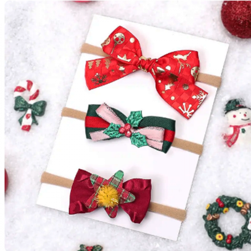 8734_xmas set smal bows